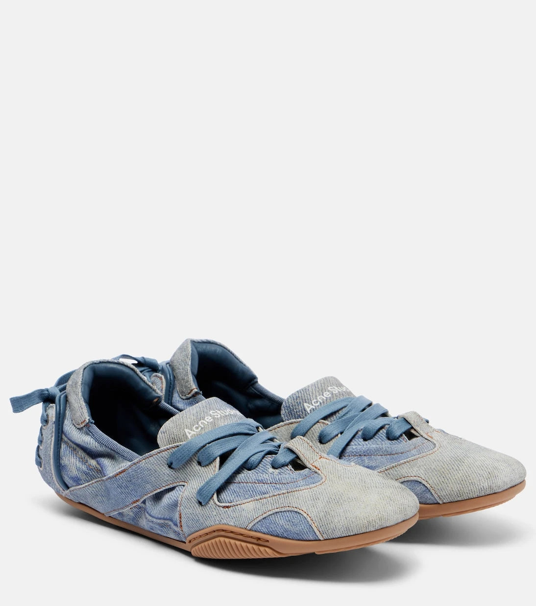Acne Studios - Trompe l'œil leather flats