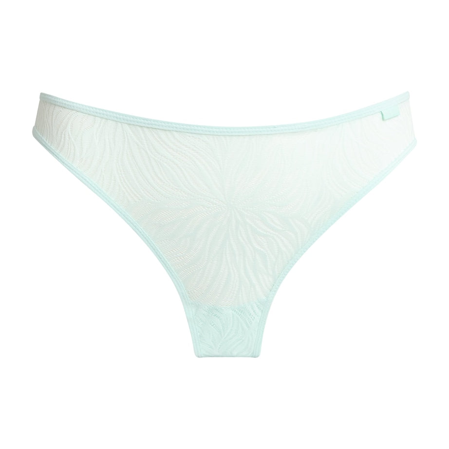 Calvin Klein Blue Sheer Marquisette Thong