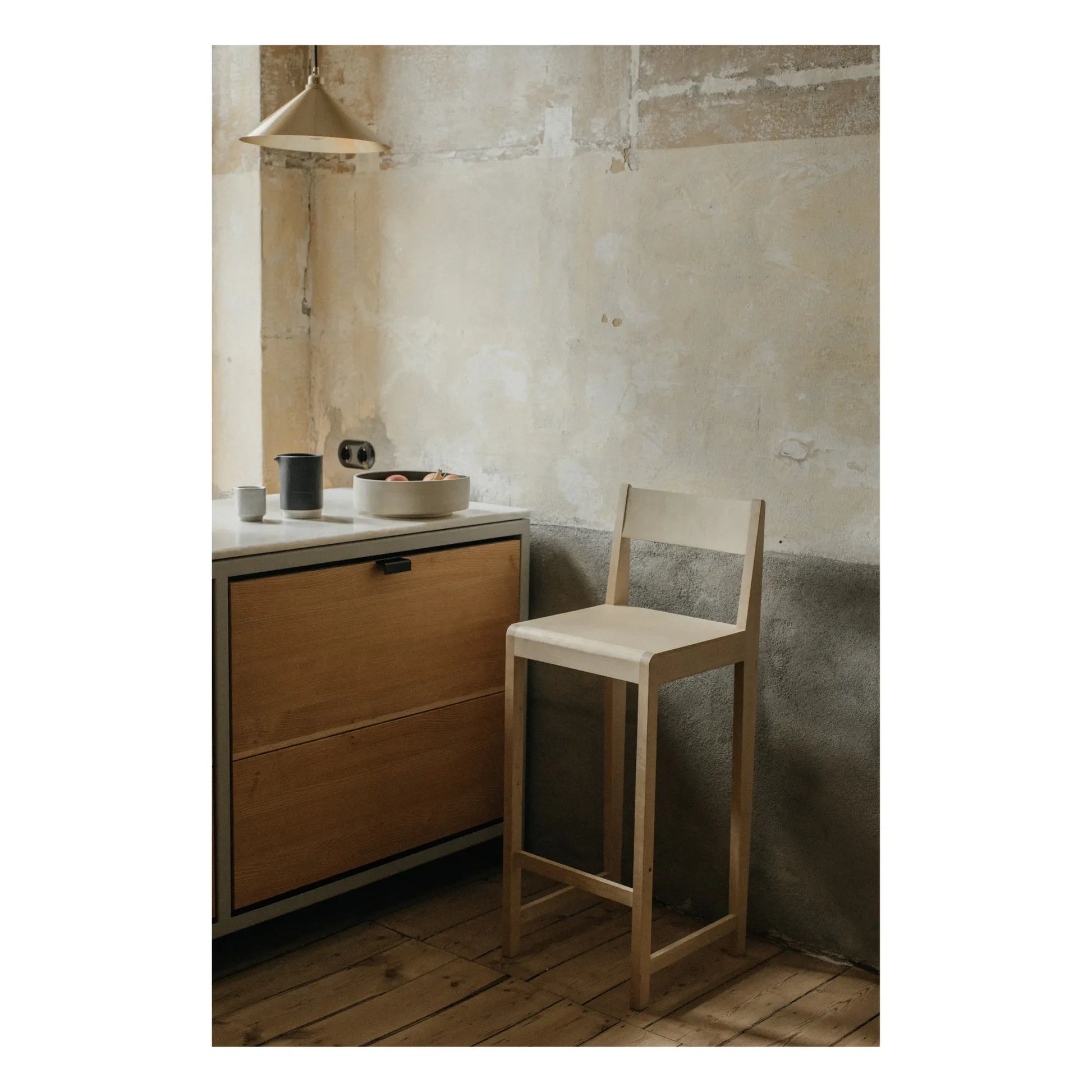 Frama - Wooden Bar Stool | Bois clair