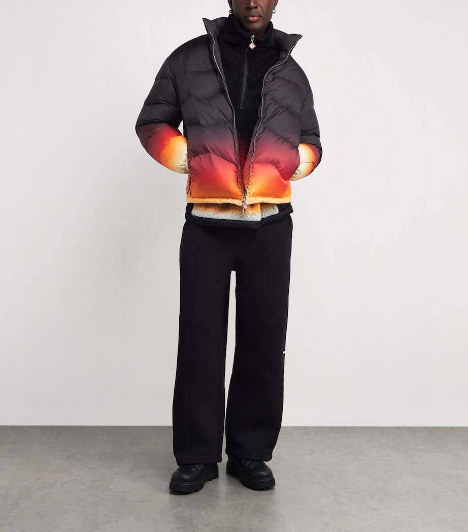 Casablanca Multi Quilted Gradient Puffer Jacket