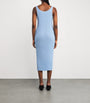 Hatching Midi Dress LIGHT BLUE