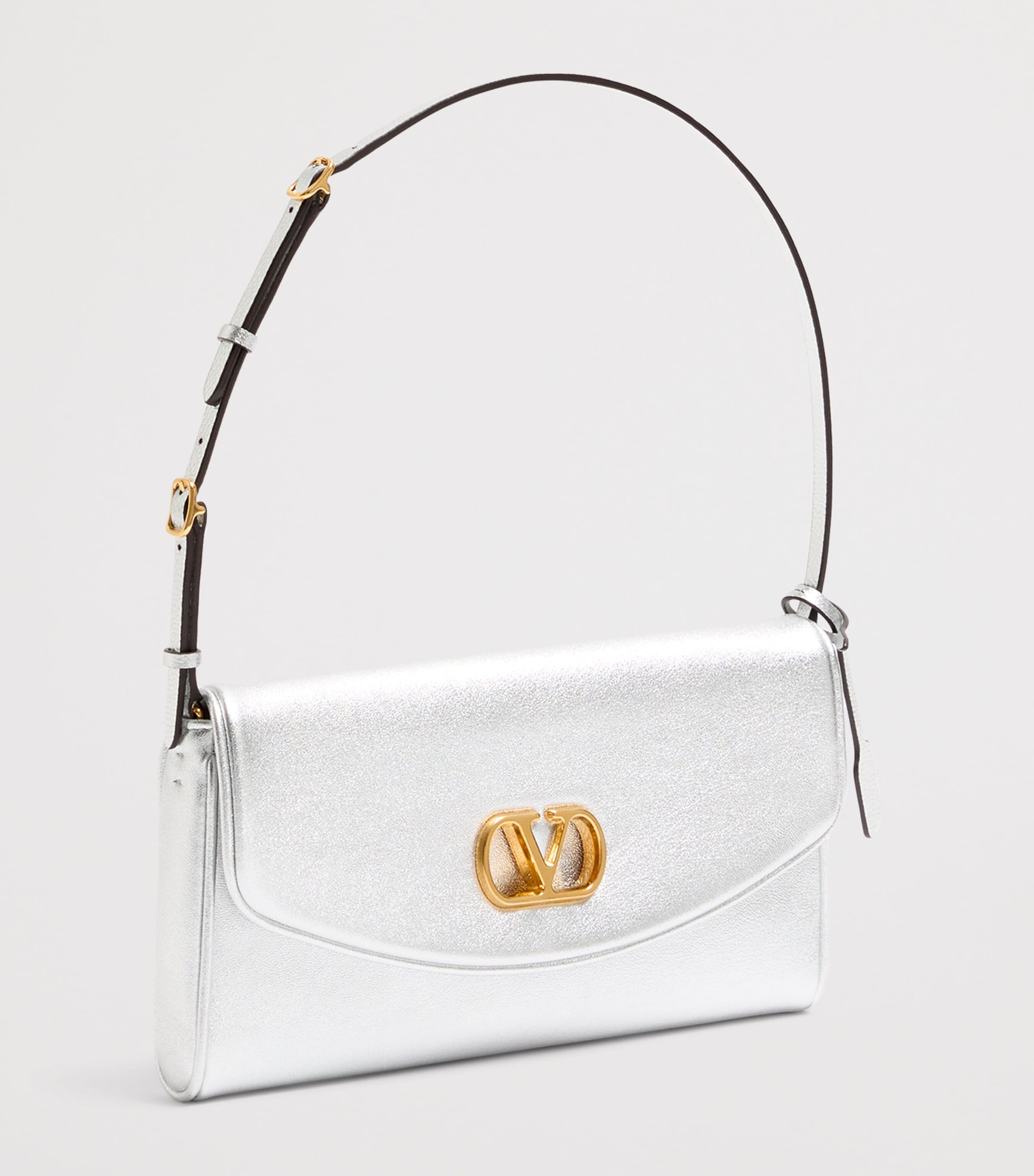 Valentino Garavani Small Leather DeVain Shoulder Bag