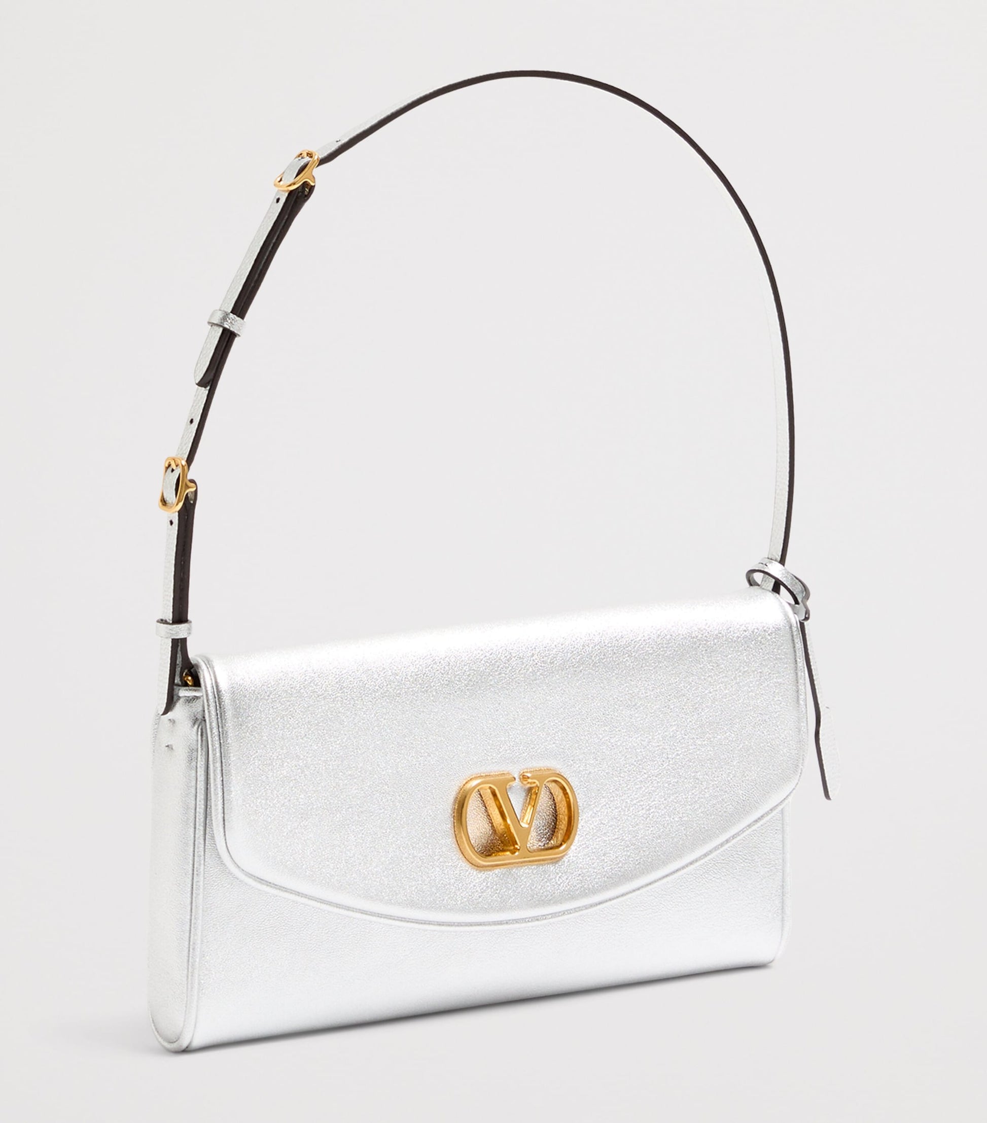 Valentino Garavani Small Leather DeVain Shoulder Bag