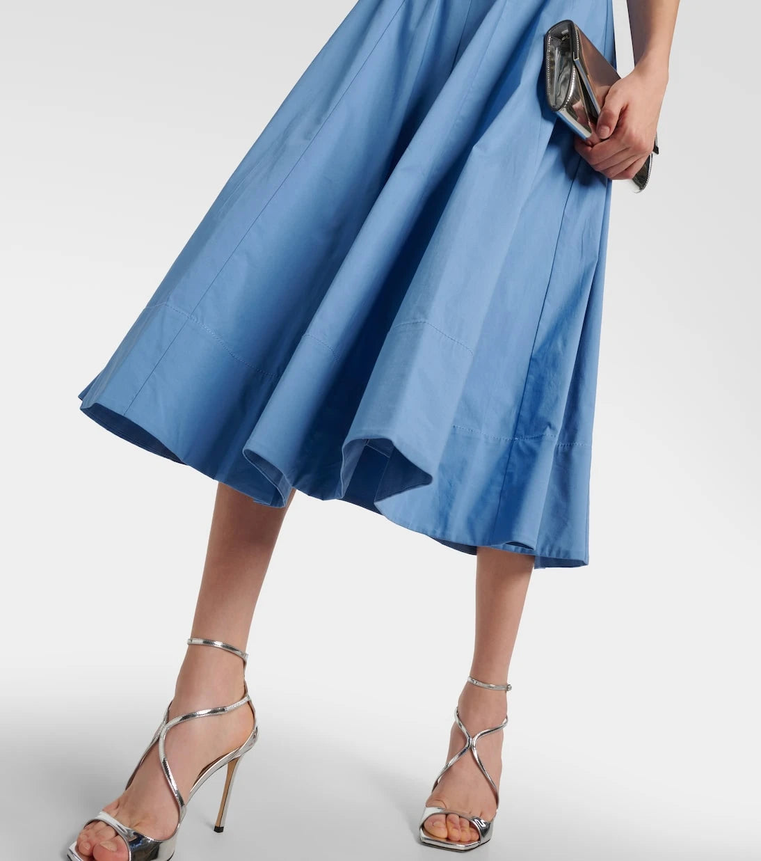 Staud - Wells cotton midi dress