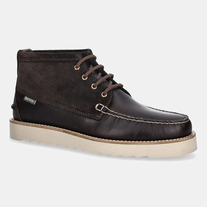 Кожени обувки Barbour Hadston