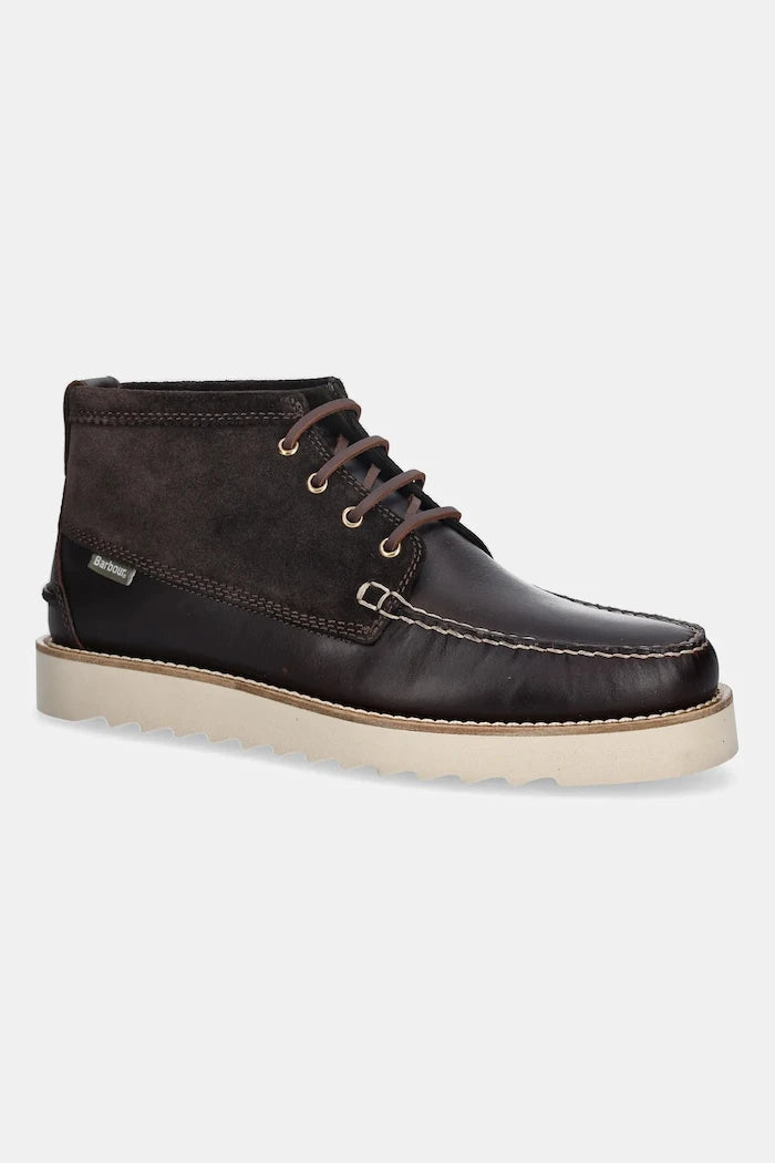 Кожени обувки Barbour Hadston