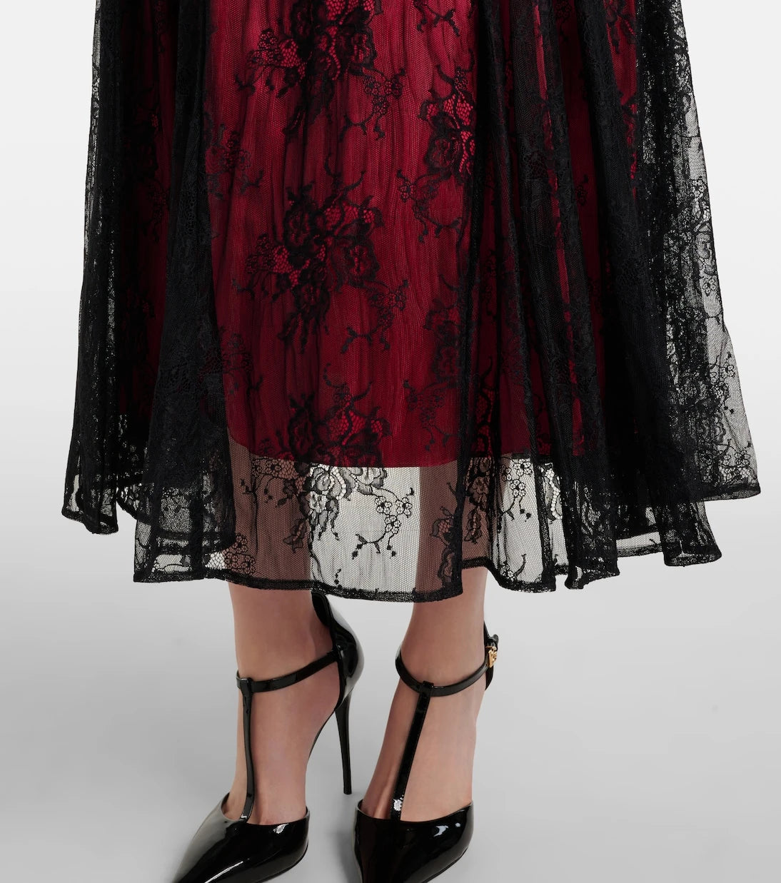 Dolce&Gabbana - Floral lace midi dress