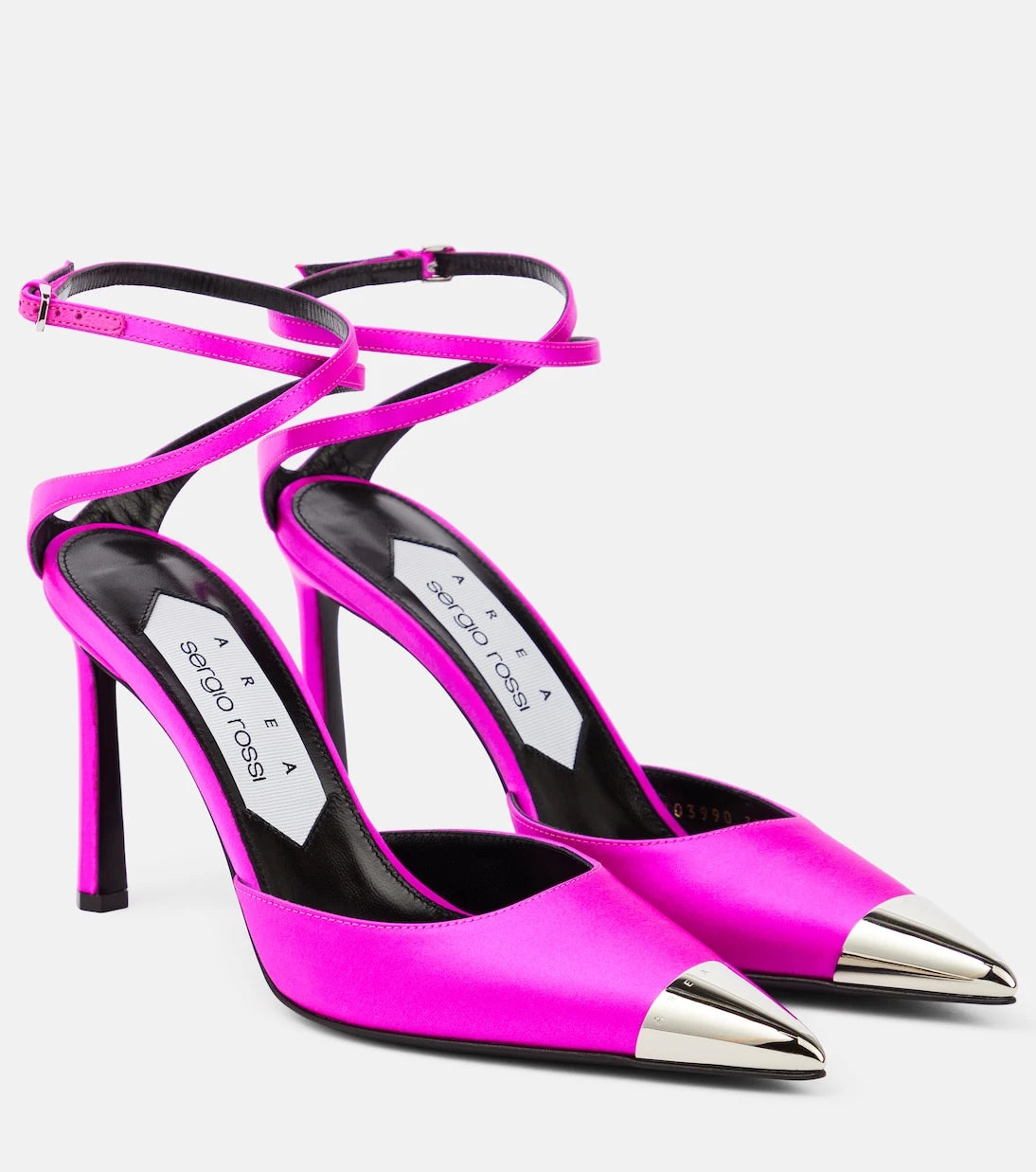Area - Amazona slingback leather pumps