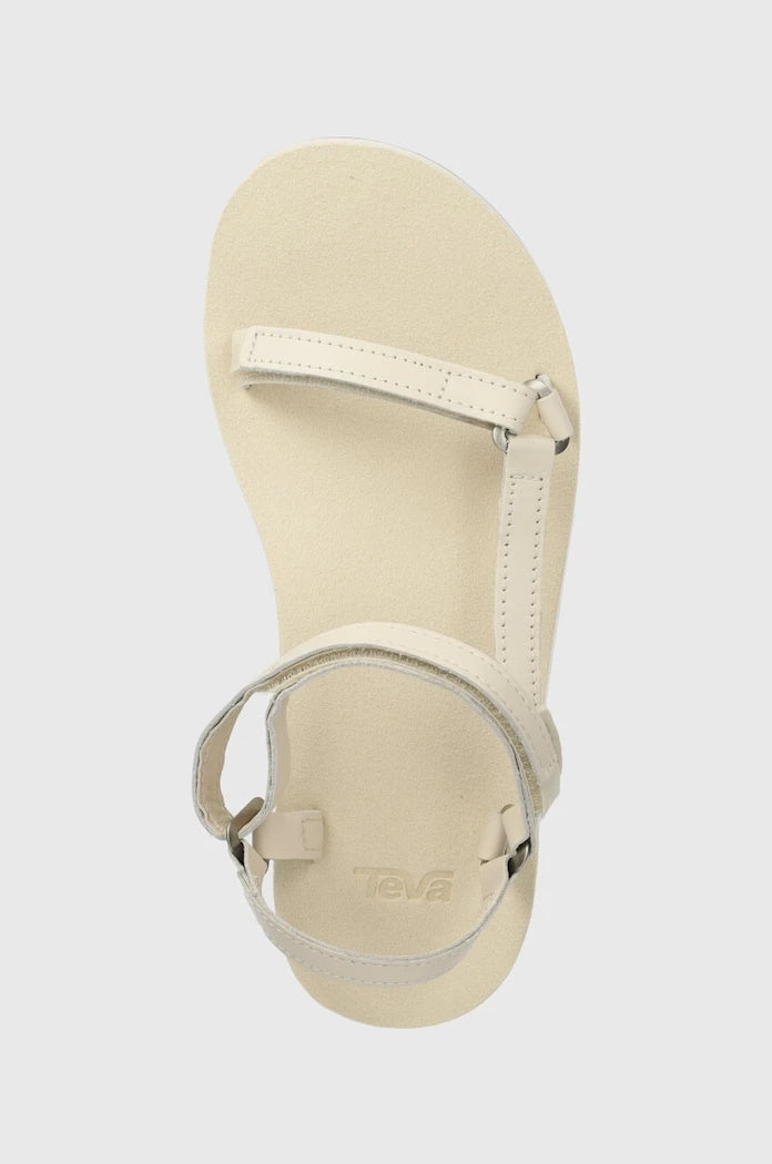 Teva сандали дамски от кожа Original Universal Slim Lea