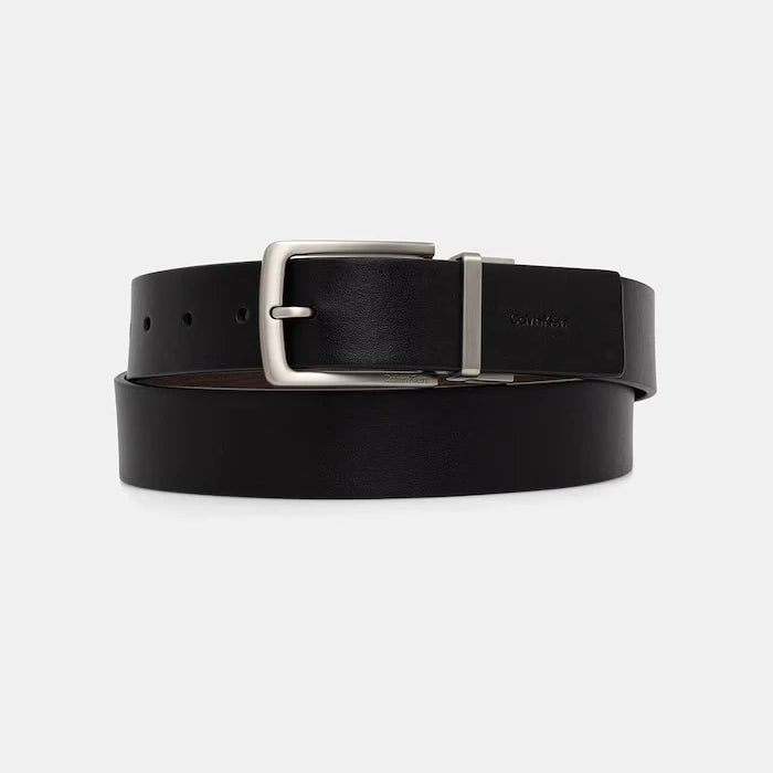 Calvin Klein двустранен колан мъжки от кожа