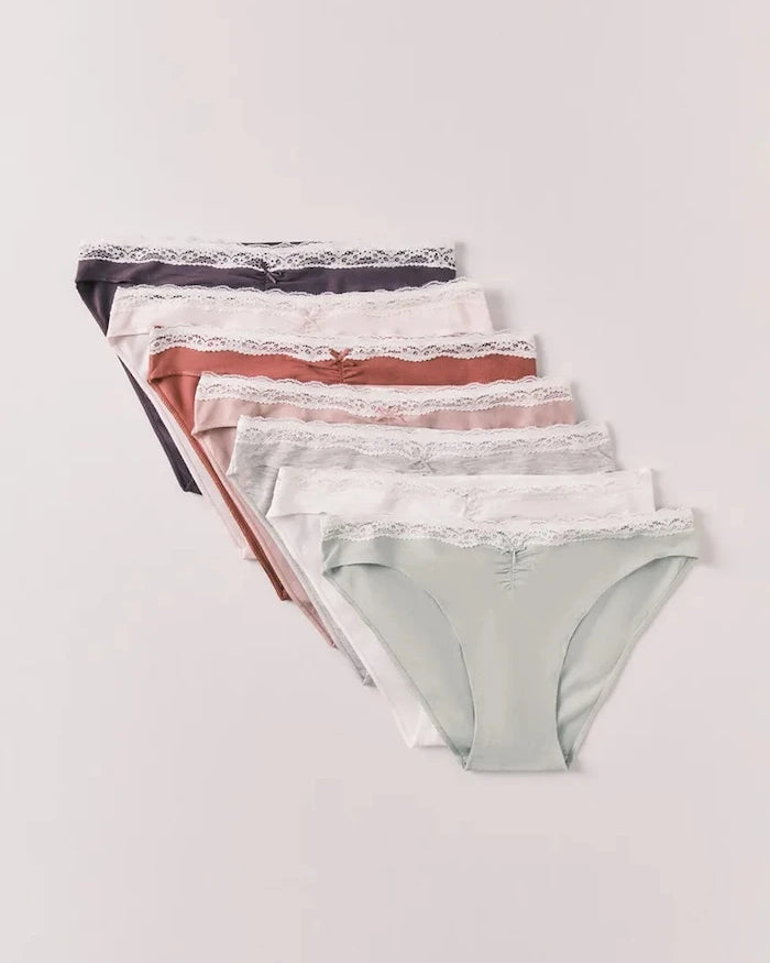 women'secret pamuklu kadın bikini 7'li