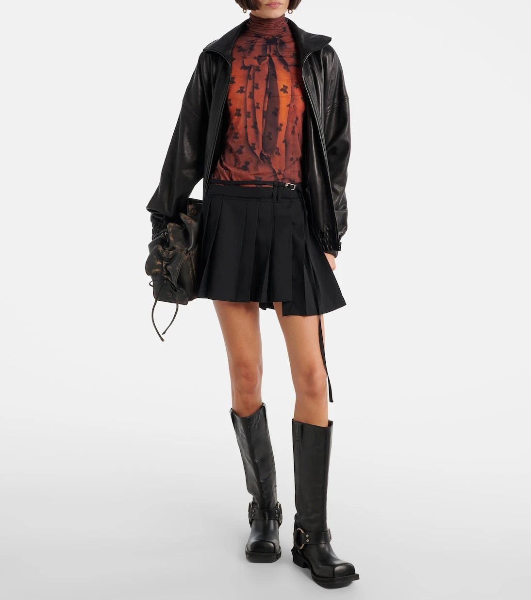 Acne Studios - Trompe-l'œil high-neck top