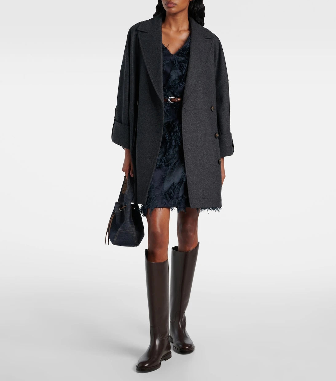 Brunello Cucinelli - Oversized wool coat
