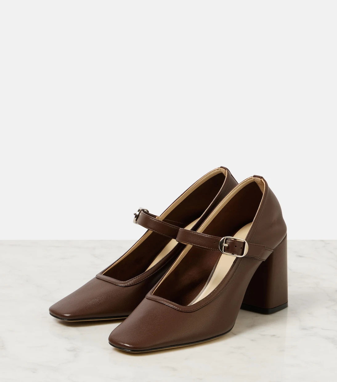 Le Monde Béryl - 80 leather Mary Jane pumps