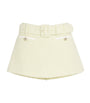 Self-Portrait Yellow Bouclé Belted Skort