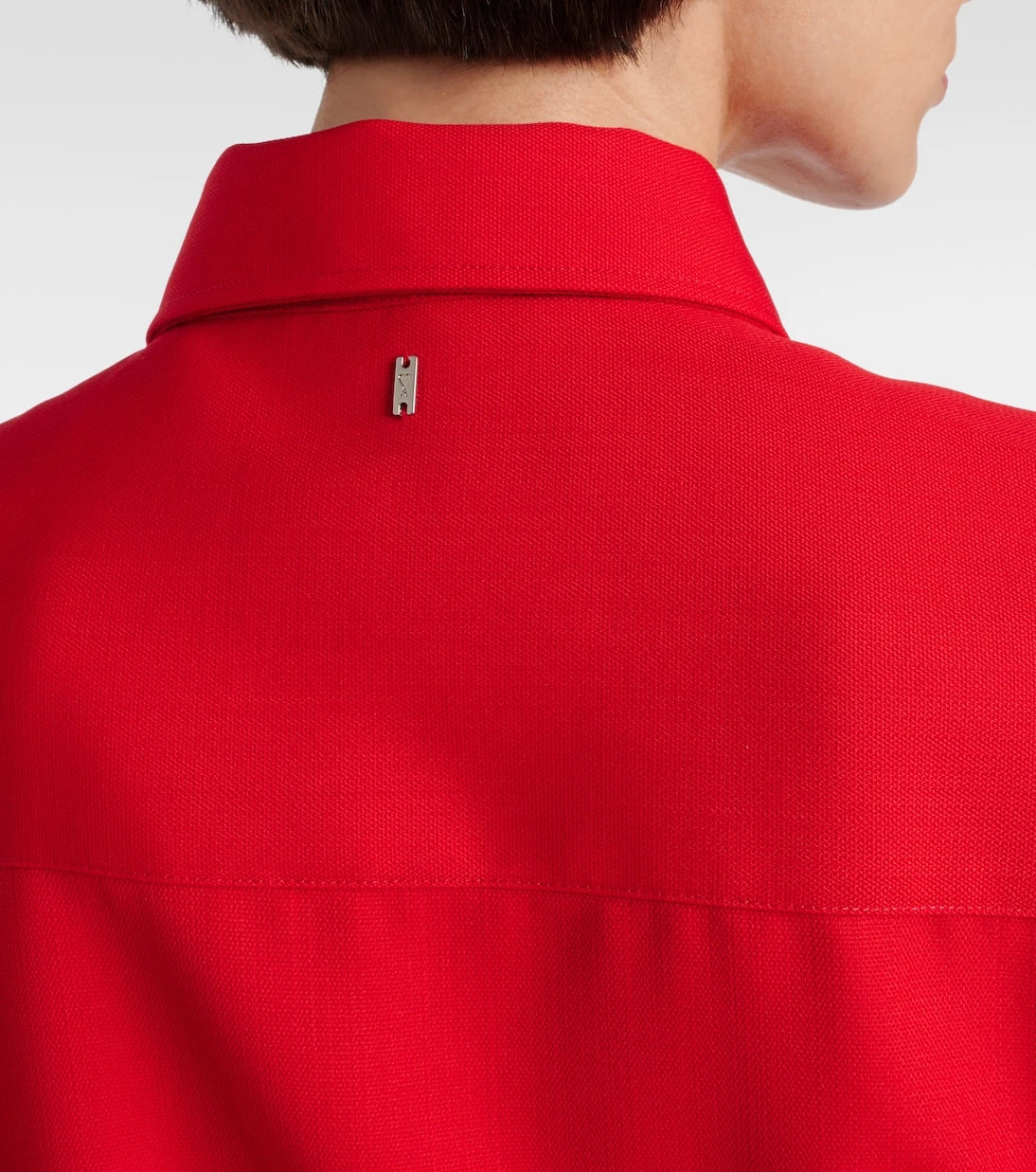 Ami Paris - Virgin wool canvas shirt dress
