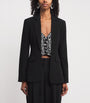 Embellished-Panel Cynthia Blazer BLACK