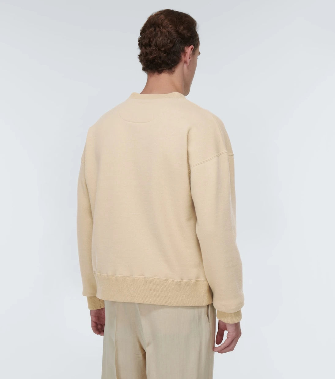 Jil Sander - سويت شيرت من القطن والكشمير