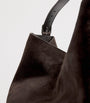 Toteme Brown Suede Belted Tote Bag