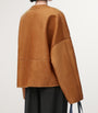 LOEWE Brown Shearling Cardigan