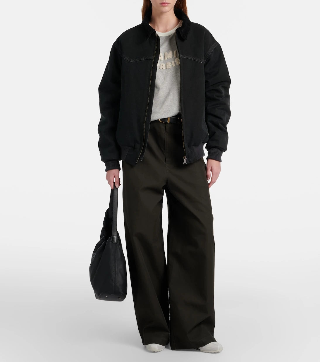 Ami Paris - Logo cotton jersey T-shirt