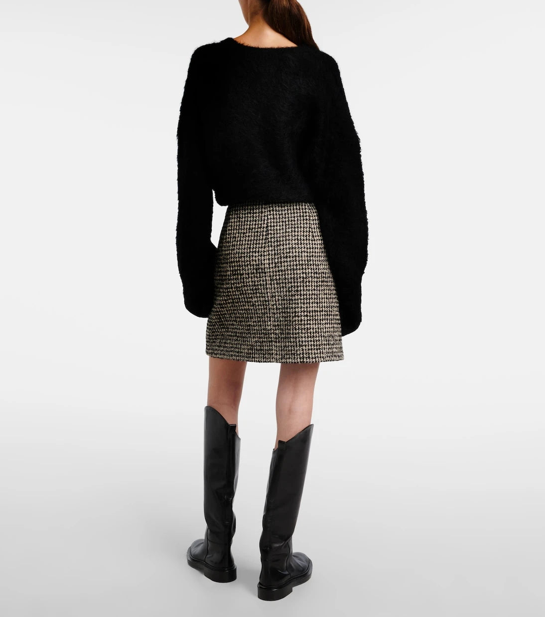 'S Max Mara - Houndstooth miniskirt