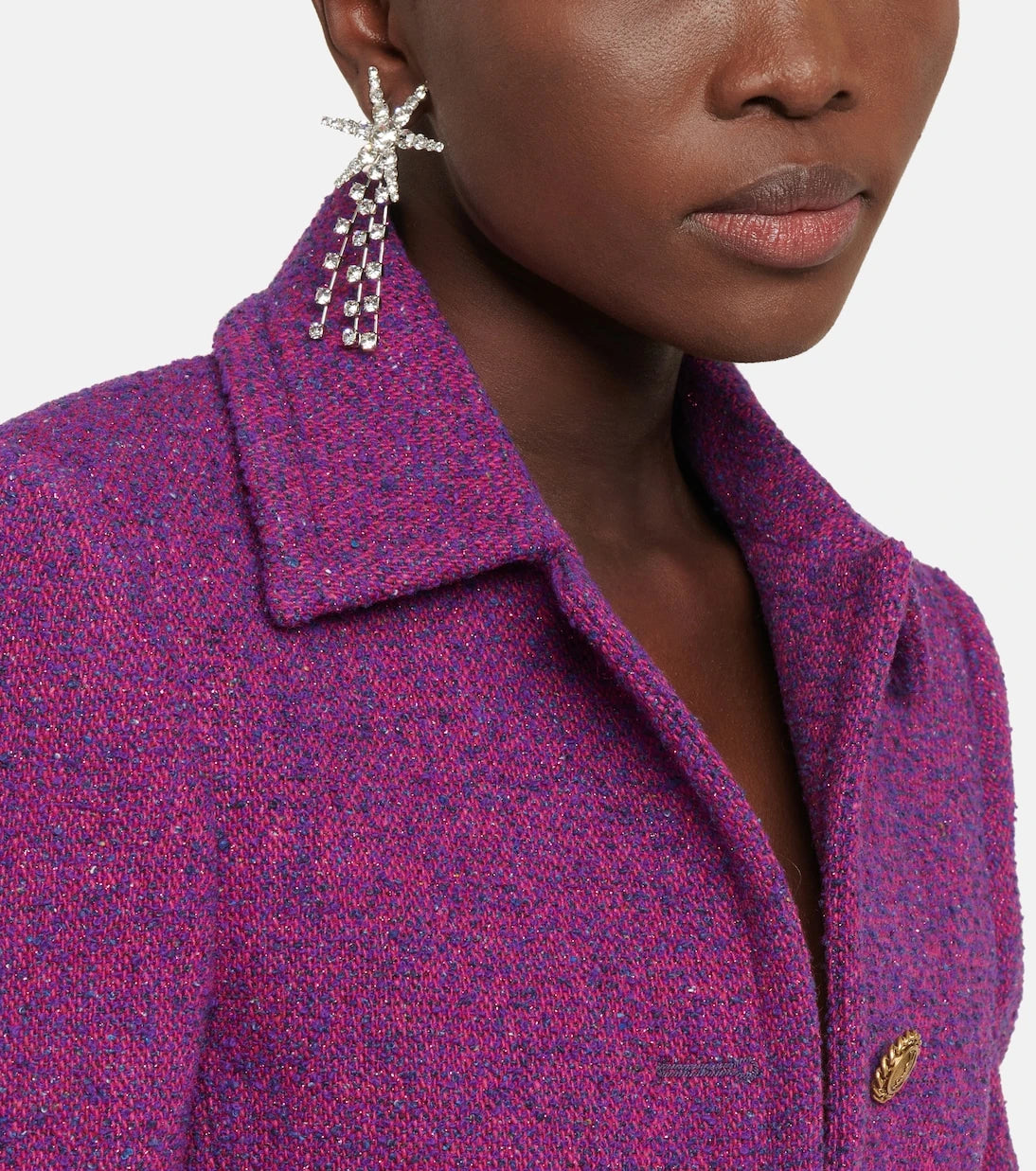Jennifer Behr - Comet crystal-embellished earrings