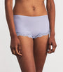 Skims Purple Lace-Trim Fits Everybody Boyshort Briefs