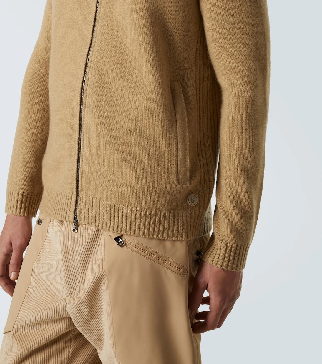 Bogner - Dexter wool and cashmere zip-up sweater