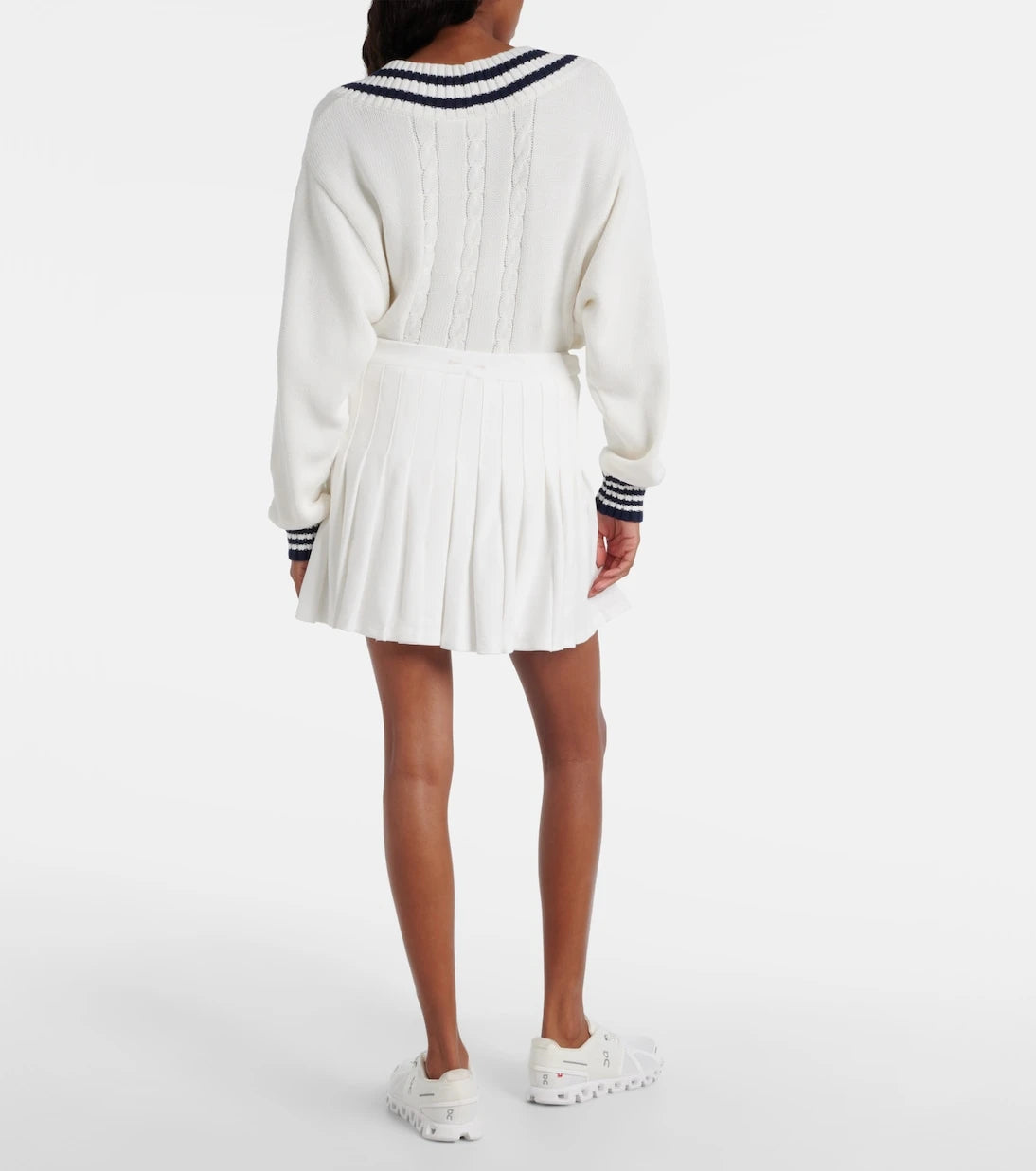 The Upside - Pasadena Cher pleated cotton miniskirt
