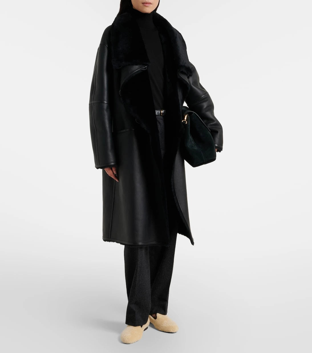 Toteme - Shearling loafers