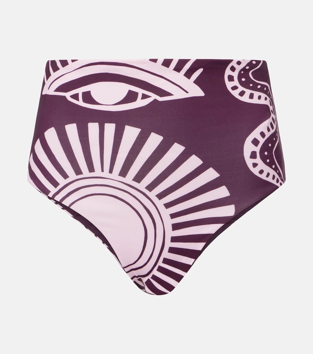 Cala de la Cruz - Elisa printed high-rise bikini bottoms