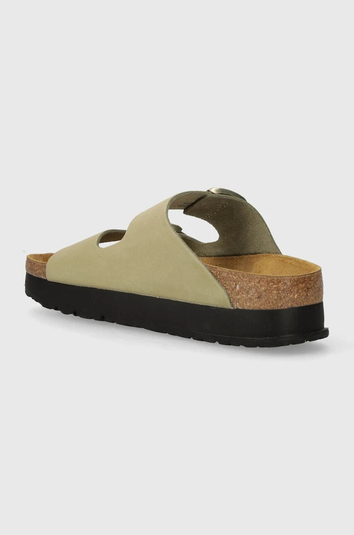 Чехли от набук Birkenstock Arizona Platform Flex Birkenstock x Papillio