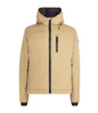Canada Goose Beige Hooded Lodge Coat