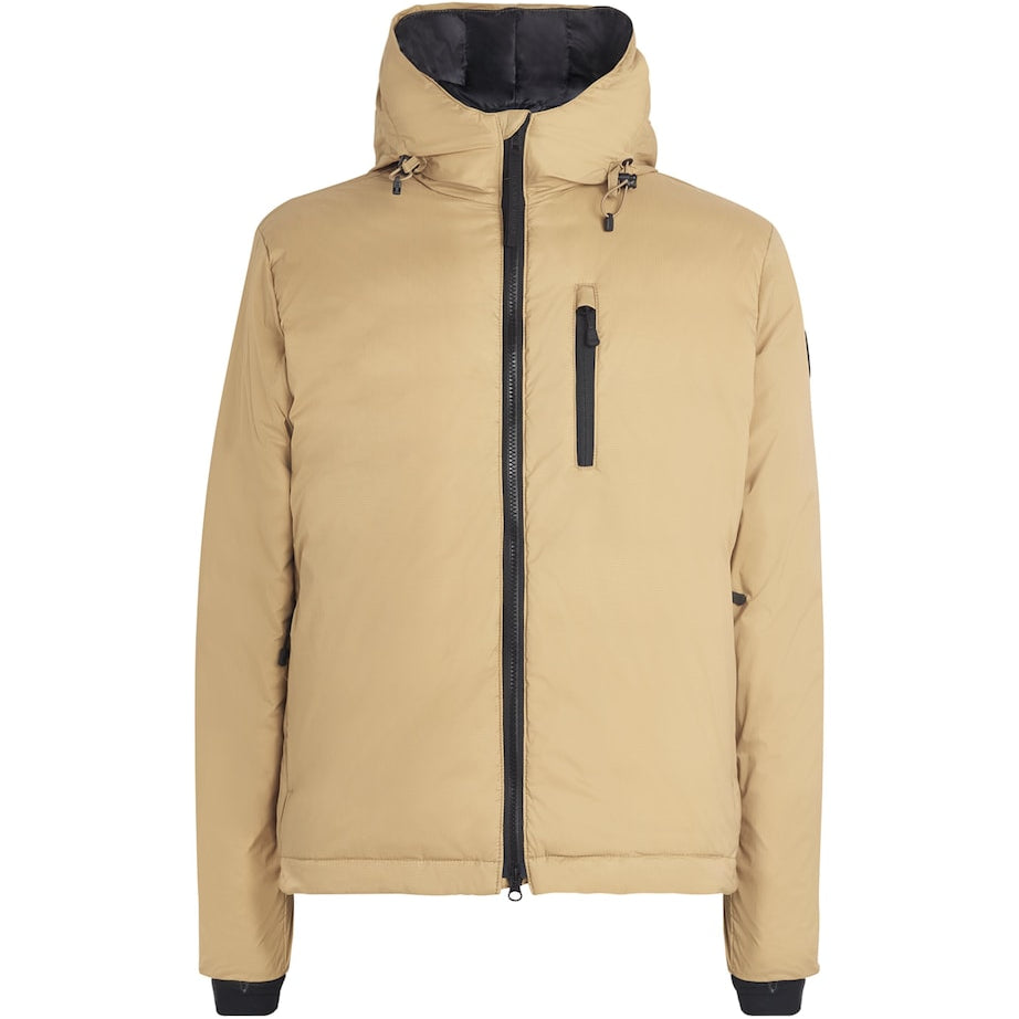 Canada Goose Beige Hooded Lodge Coat