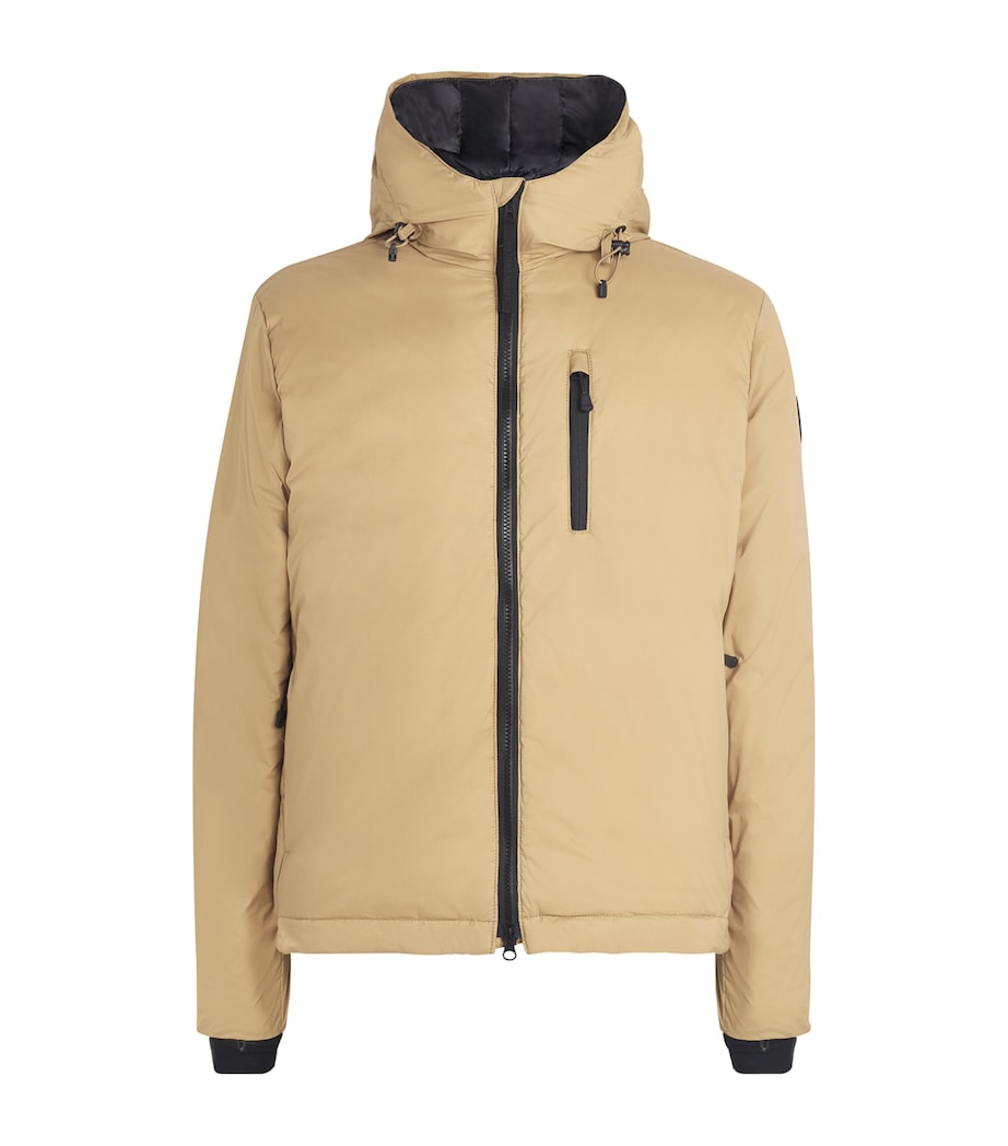 Canada Goose Beige Hooded Lodge Coat