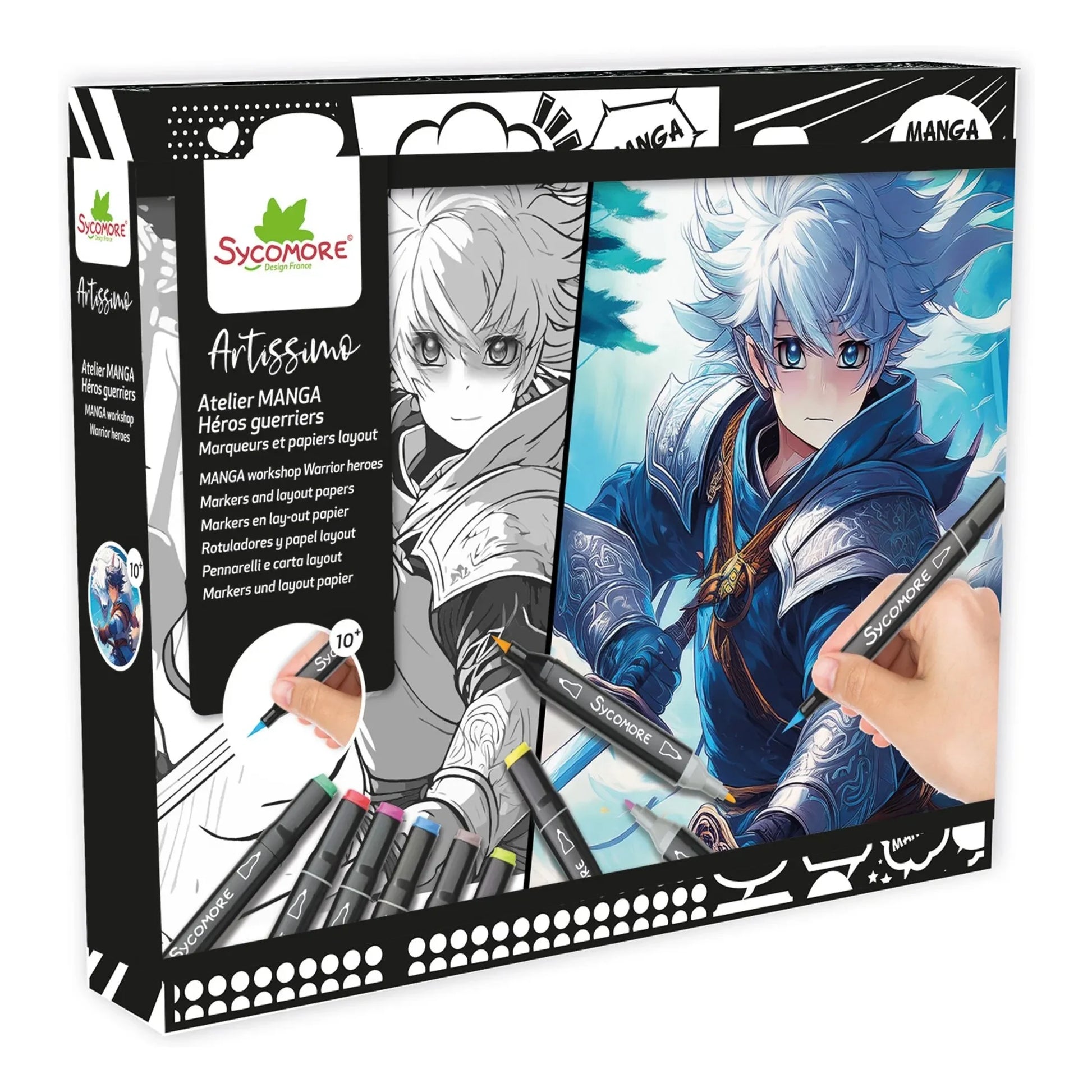 Sycomore - Manga - Layout and Warrior Heroes markers