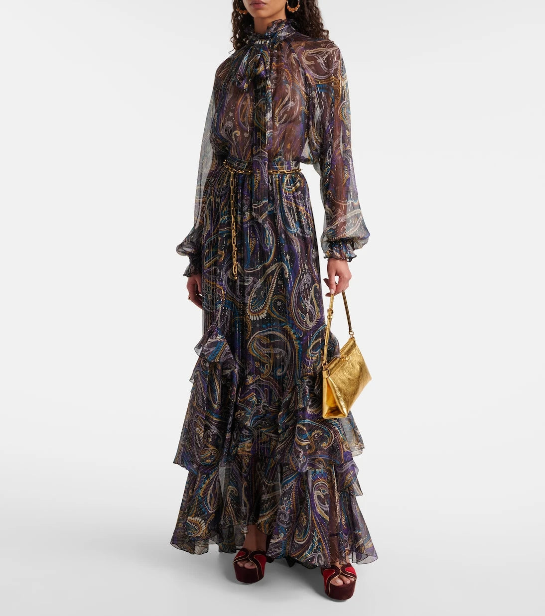 Etro - Paisley silk-blend blouse