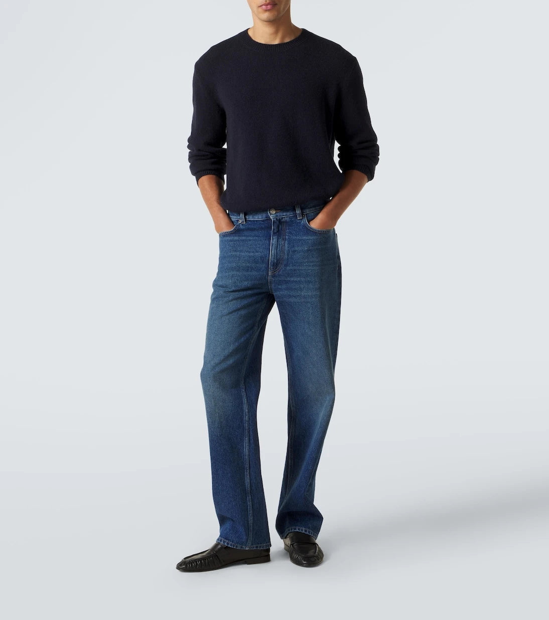 The Row - Vanya faded wide-leg jeans