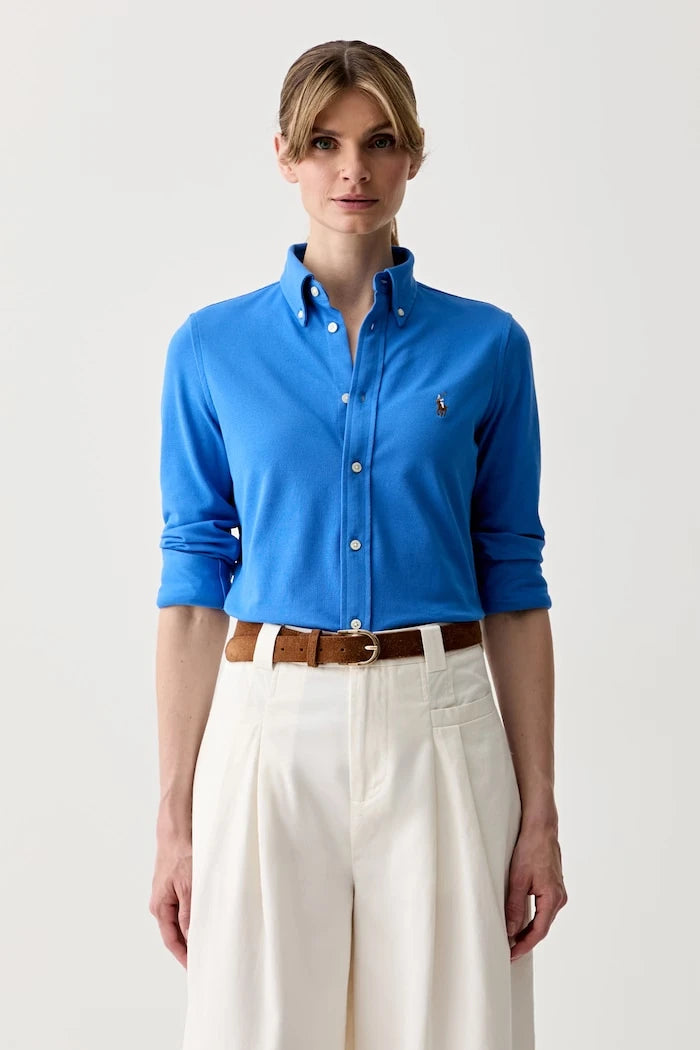 Polo Ralph Lauren Риза тип Оксфорд дамска от памук