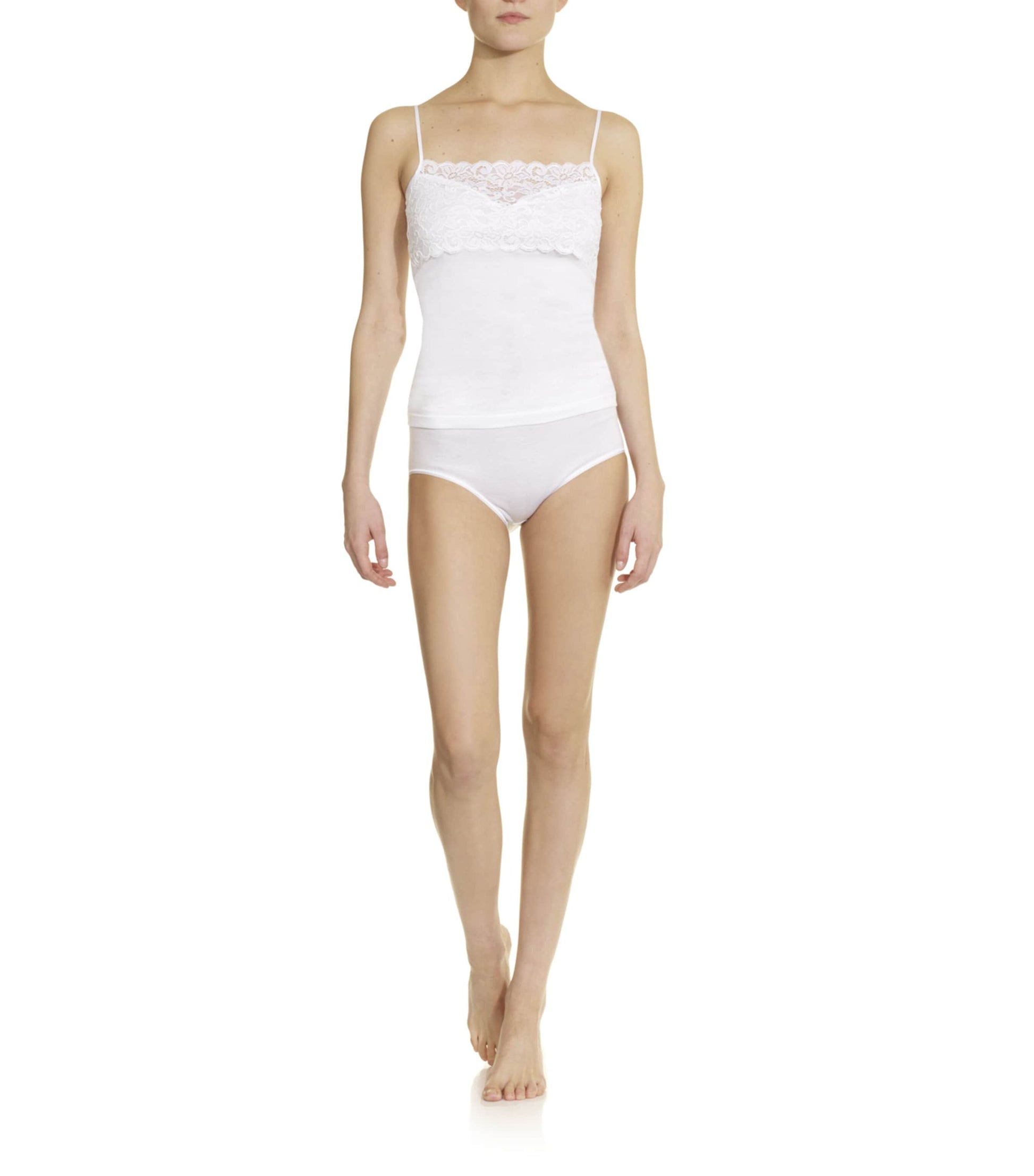 Cotton Seamless Maxi Brief WHITE