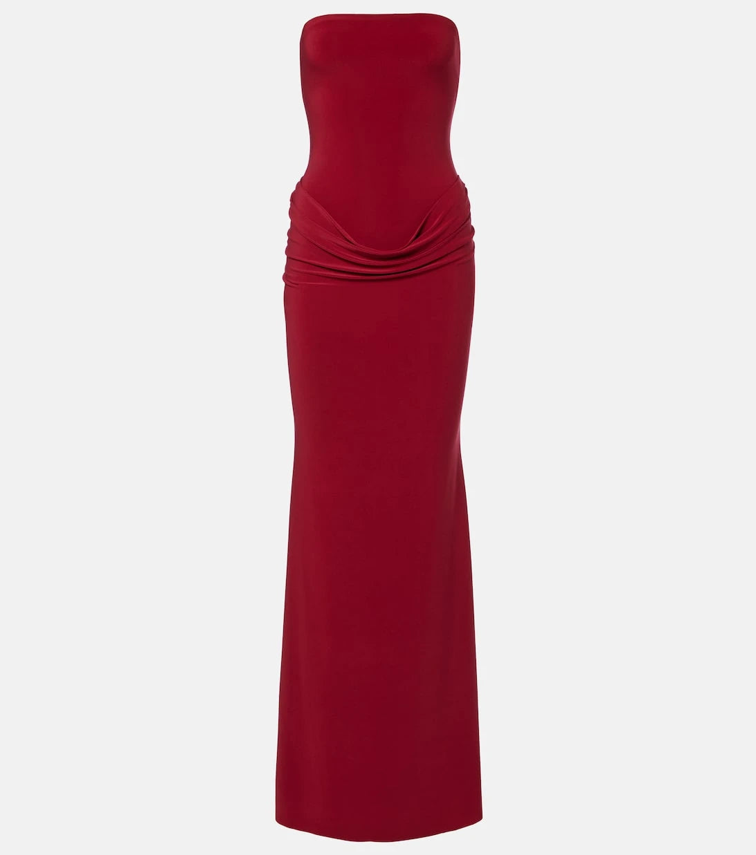 Bananhot - Elice draped cotton maxi dress