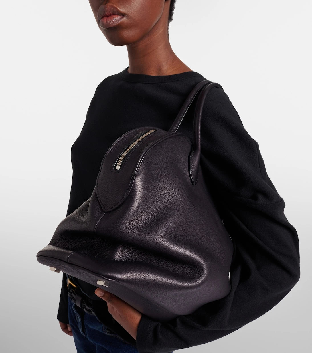 The Row - Agnes 15 leather tote bag