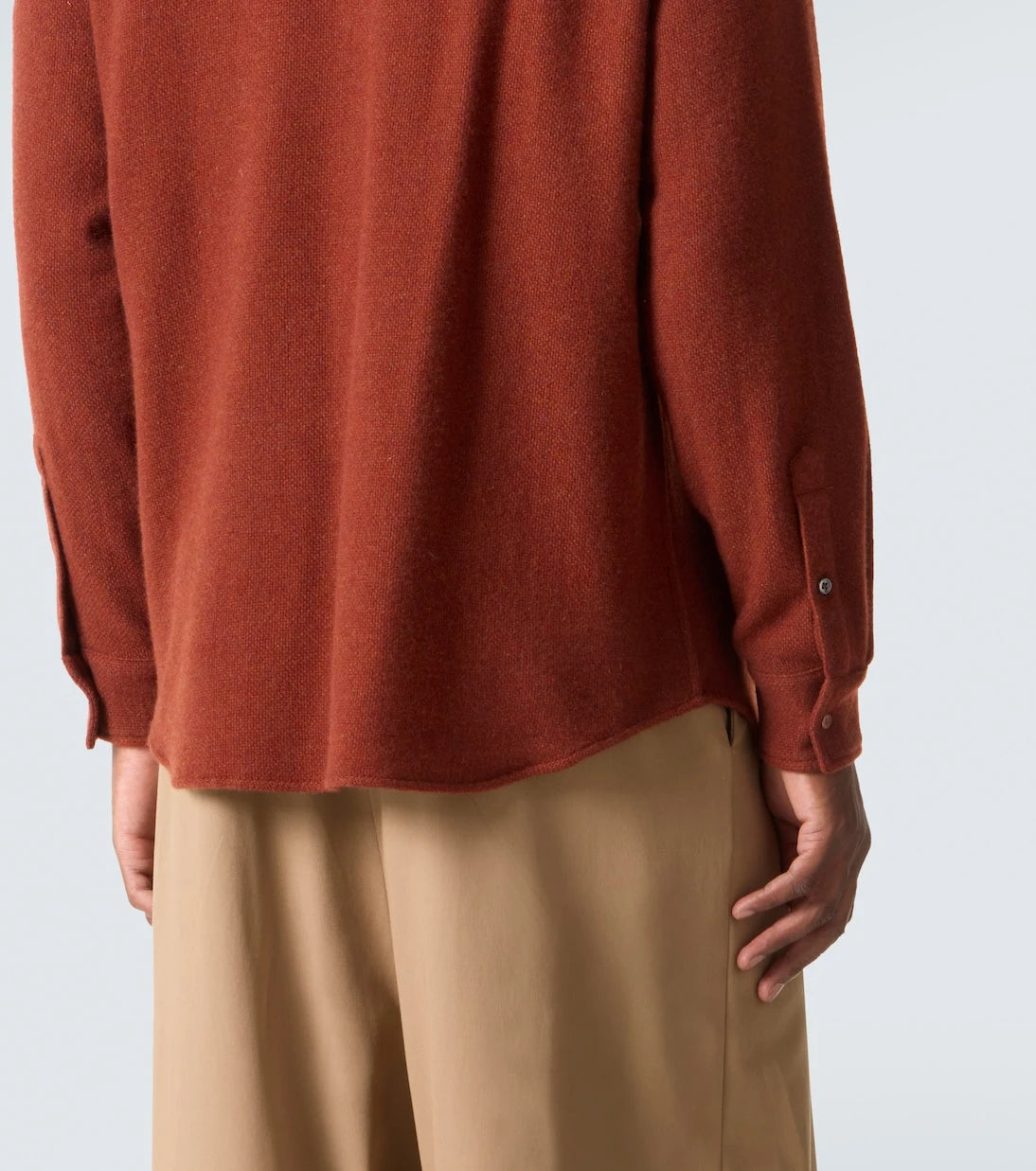 God's True Cashmere - Cashmere shirt with sunstone