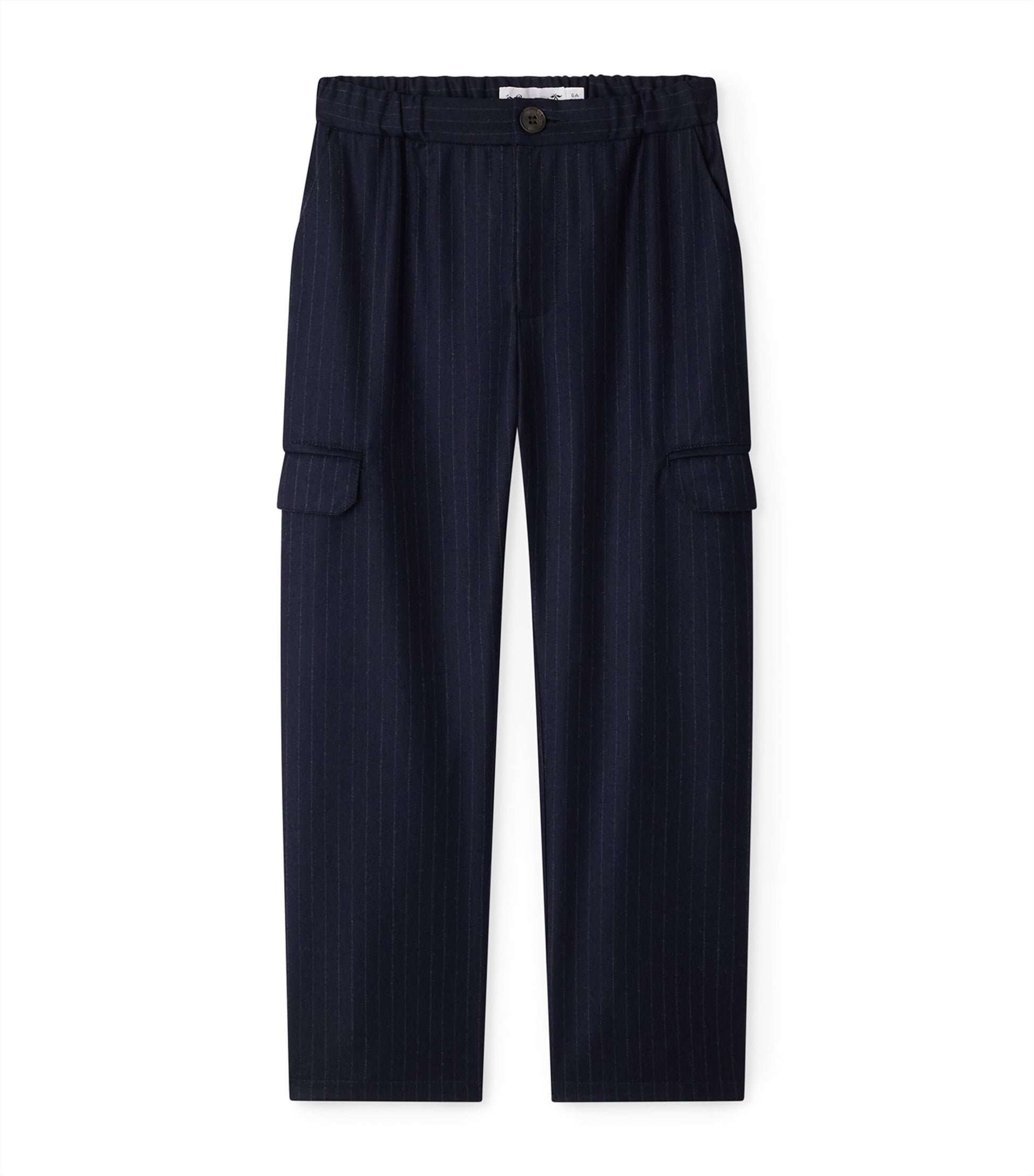 Wool Pinstripe Grant Trousers (10-14 Years)