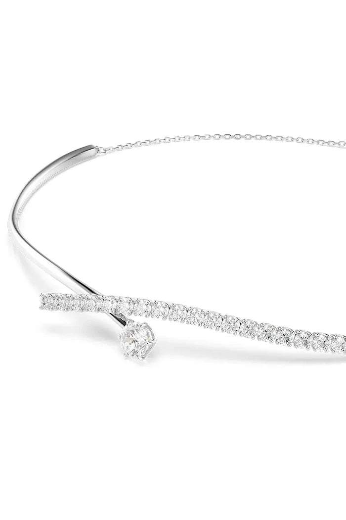 Swarovski metal zirkonlu kadın kolyesi MATRIX