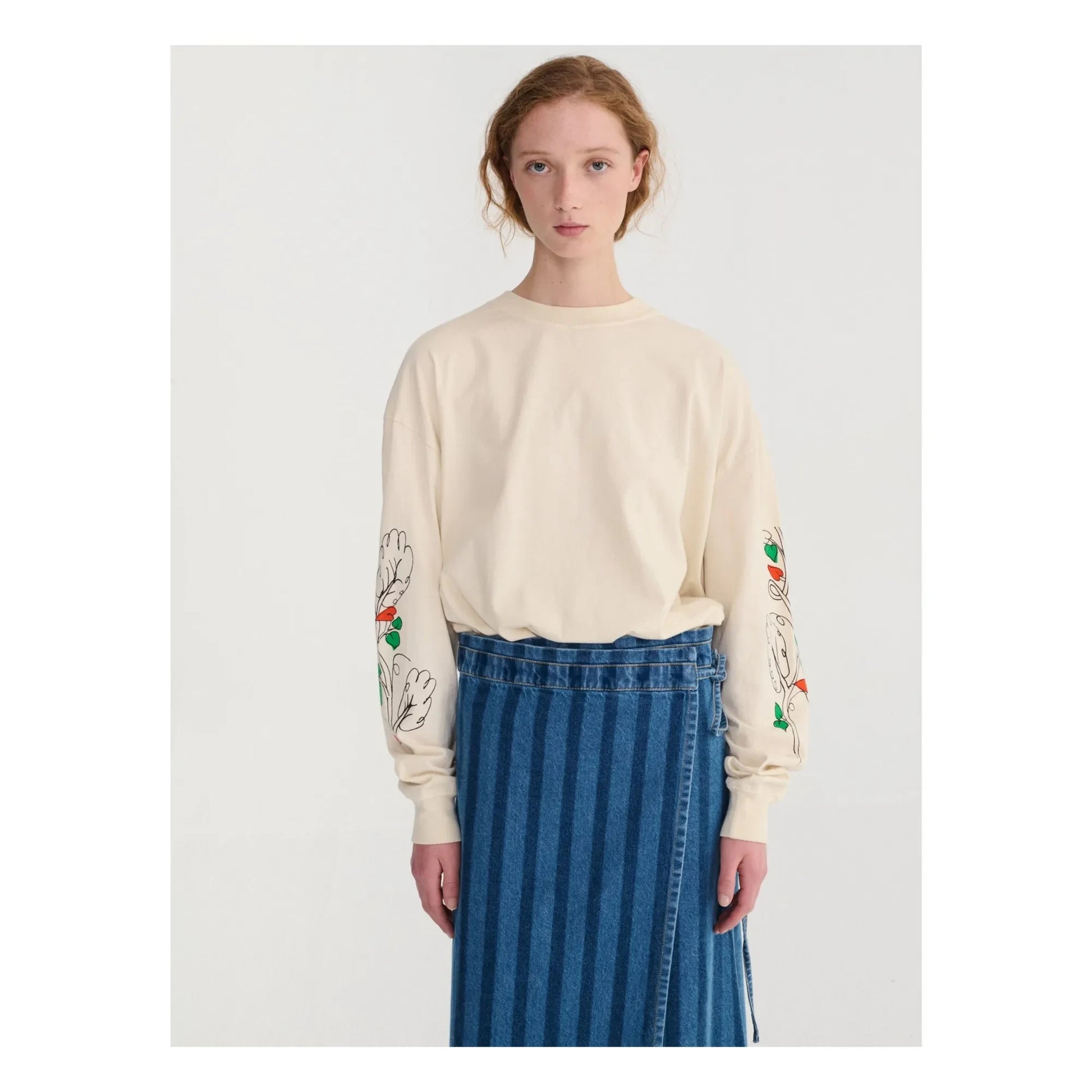 Bobo Choses - Denim organic cotton skirt | Blue
