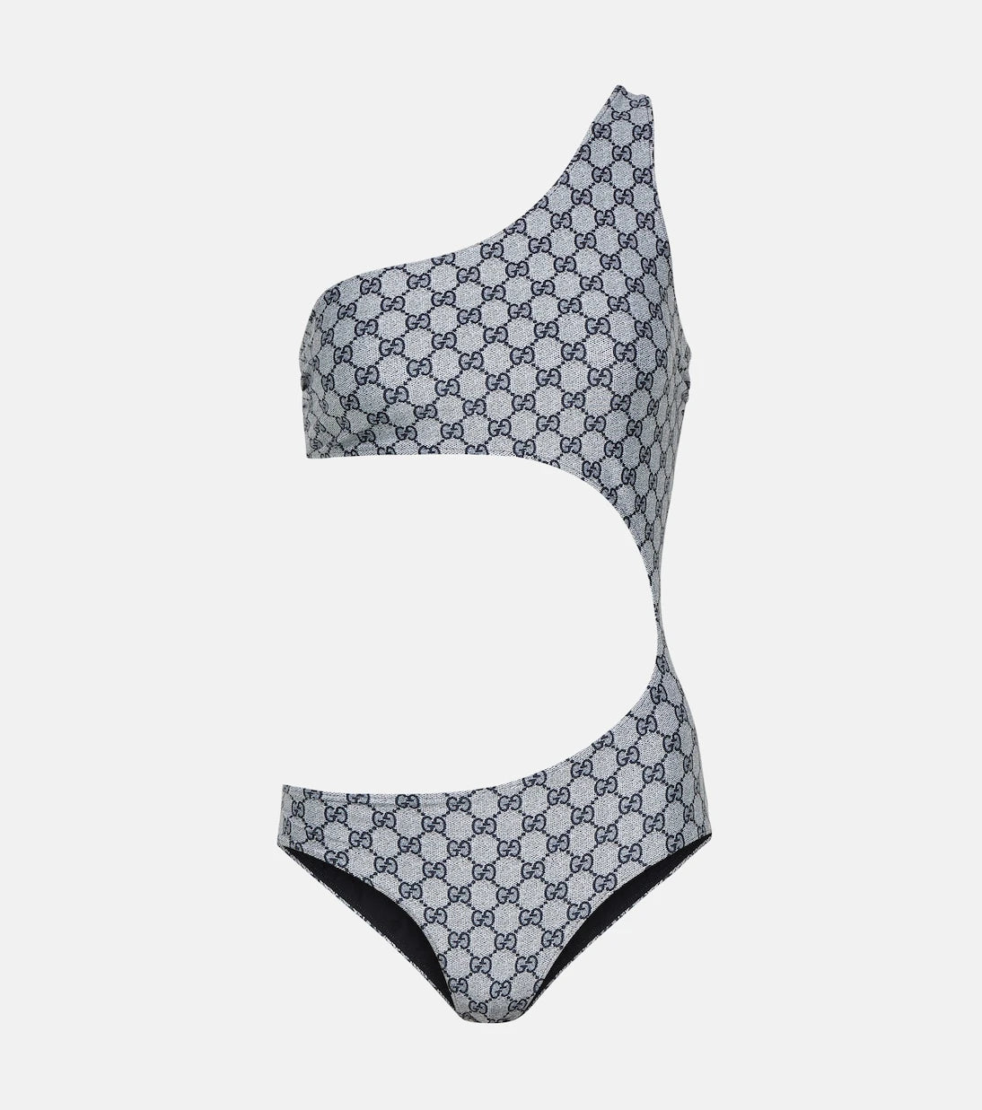 Gucci - GG cutout one-shoulder swimsuit