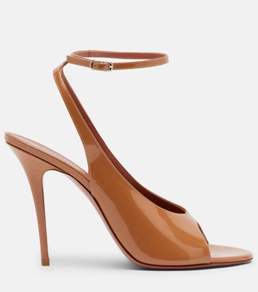Amina Muaddi - Anok patent leather slingback sandals