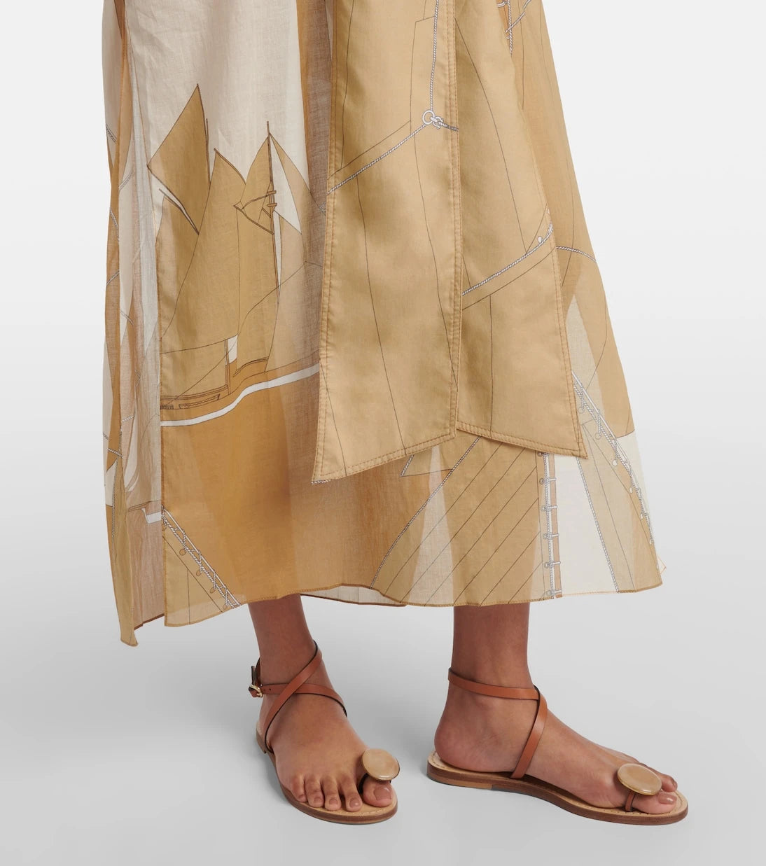 Johanna Ortiz - Aqua Cruiser cotton voile kaftan